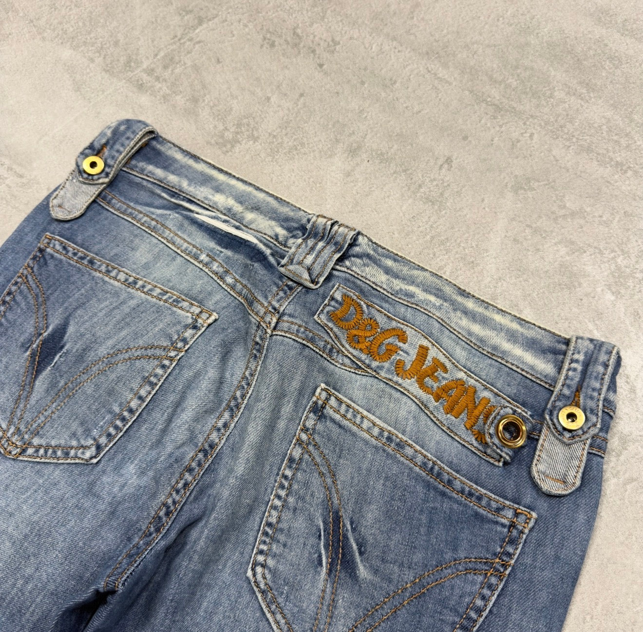 Dolce Gabana Big Logo Jeans | XS