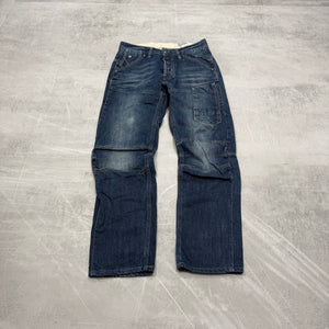 G-Star Big Print Washed Vintage Jeans | XS