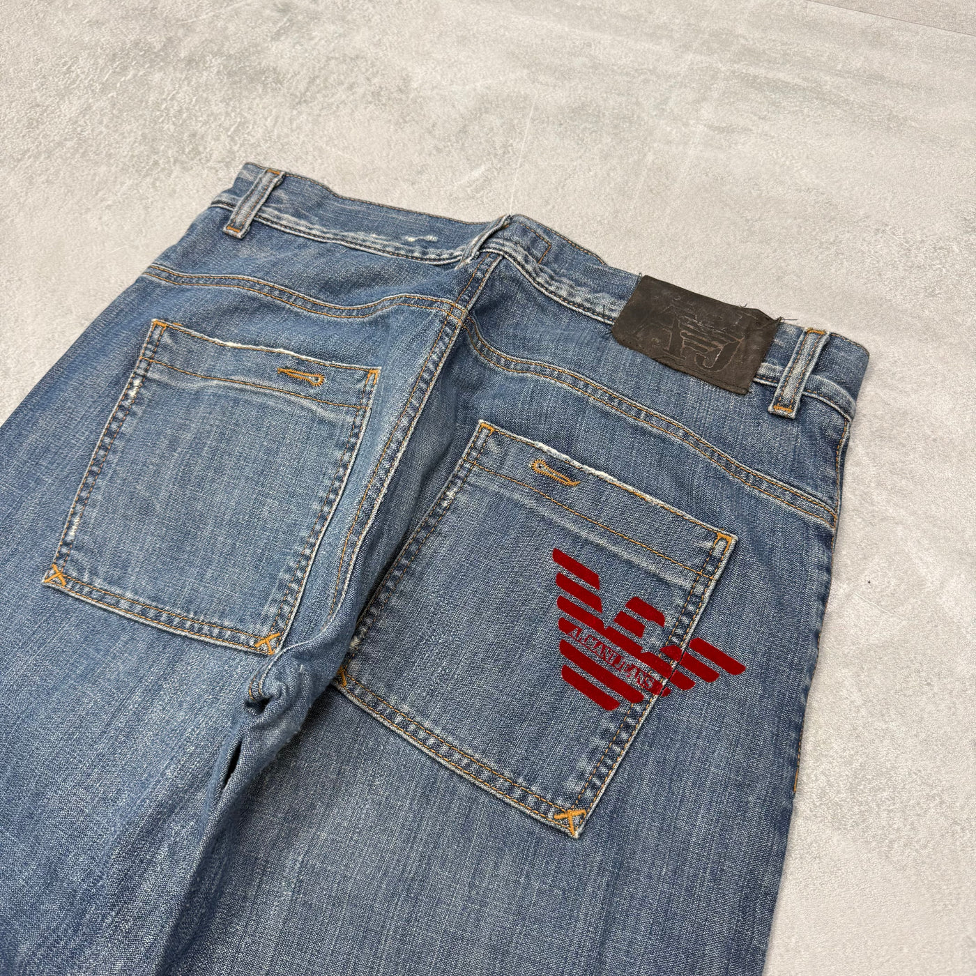 Armani Big Print Vintage Jeans | M