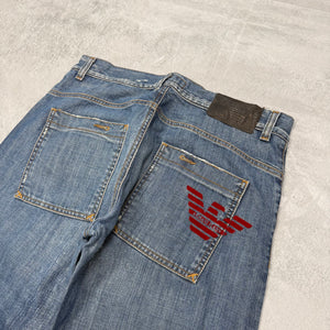 Armani Big Print Vintage Jeans | M