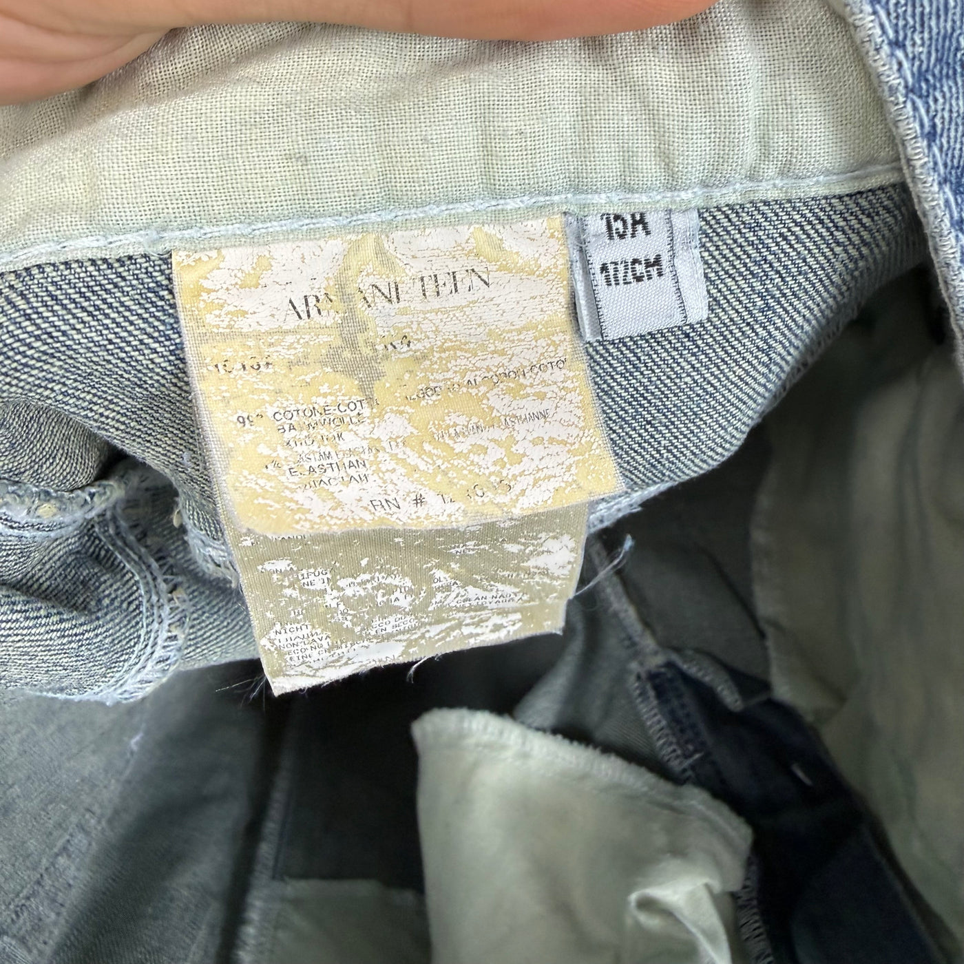 Armani Big Logo Vintage Jeans | XS
