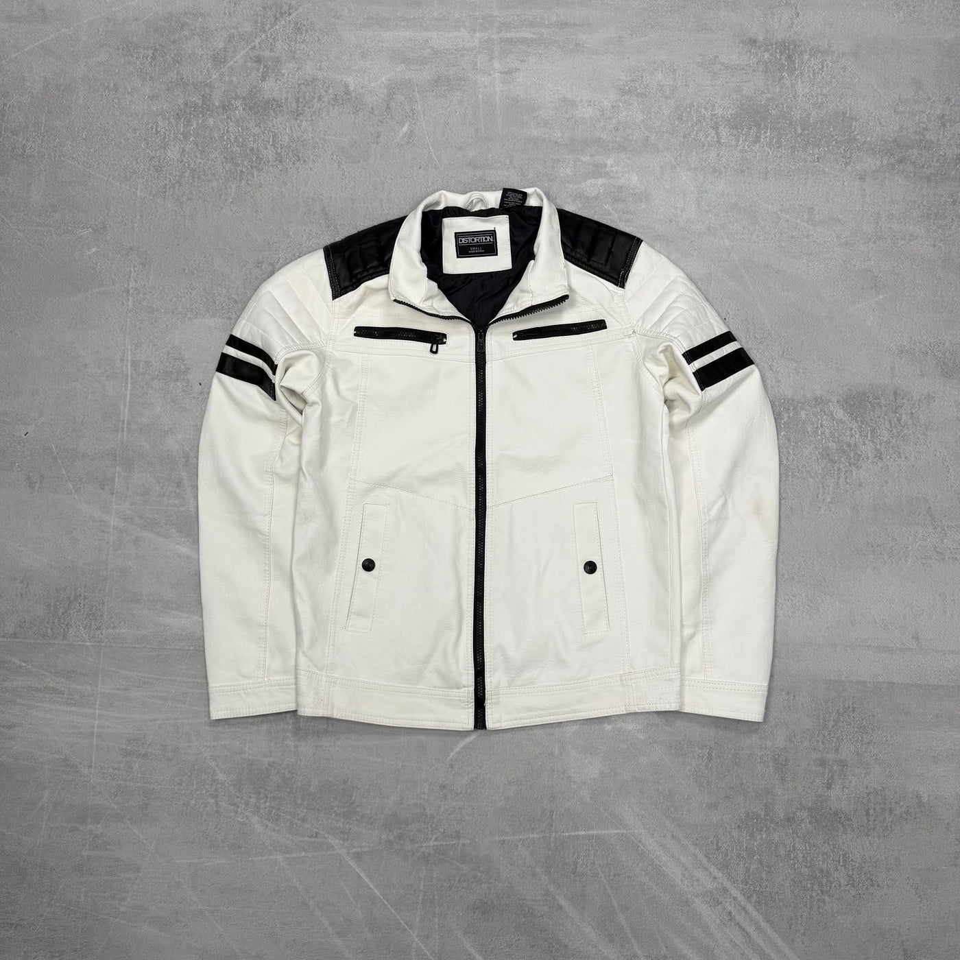 Vintage Biker Leader Jacket | S