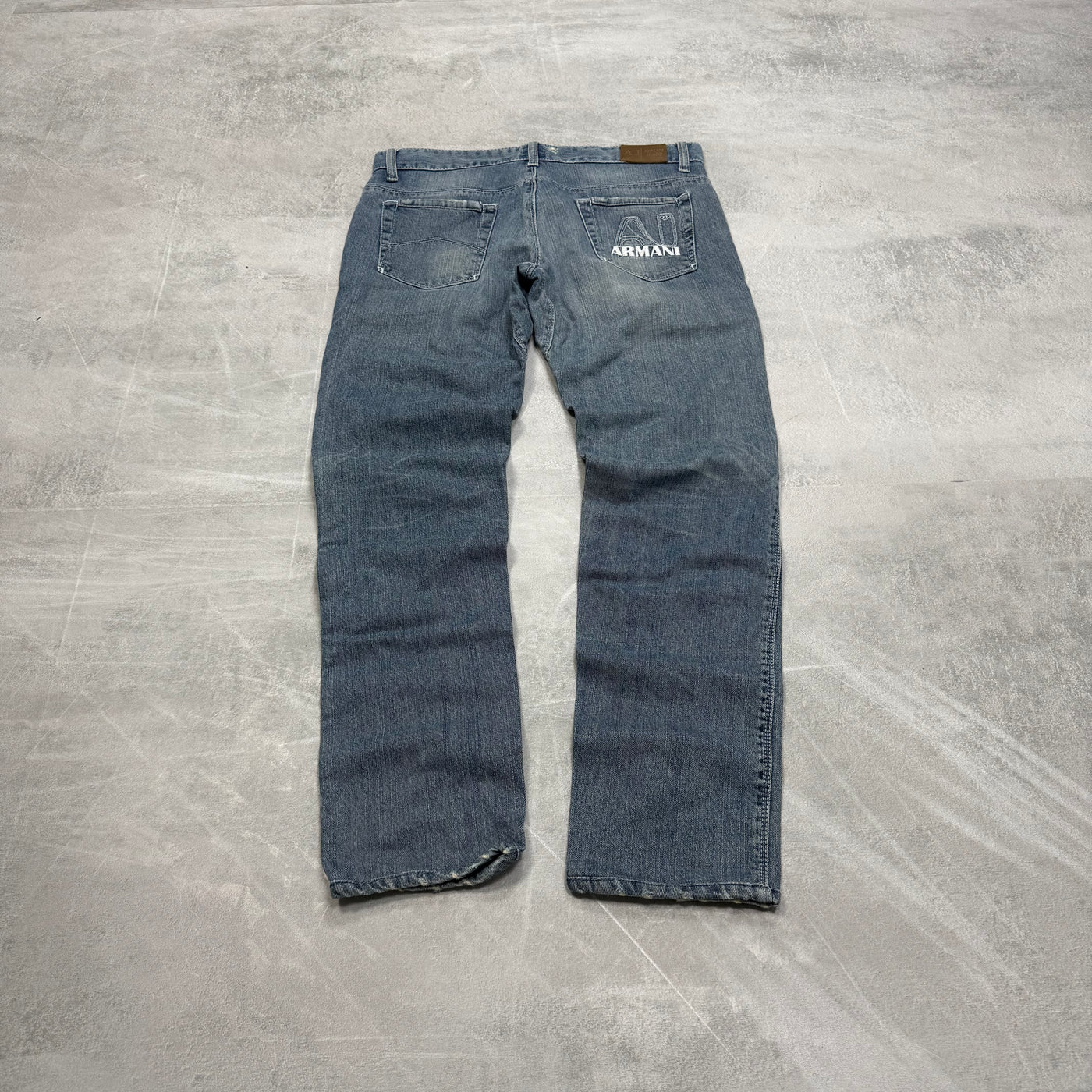 Armani Big Logo Vintage Jeans | XS
