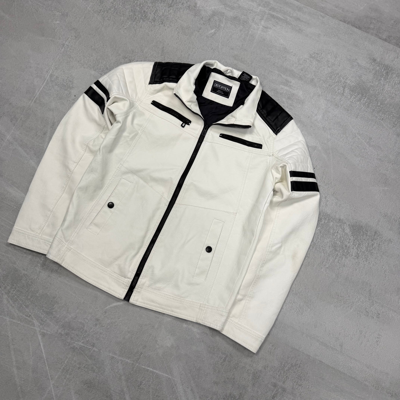 Vintage Biker Leader Jacket | S