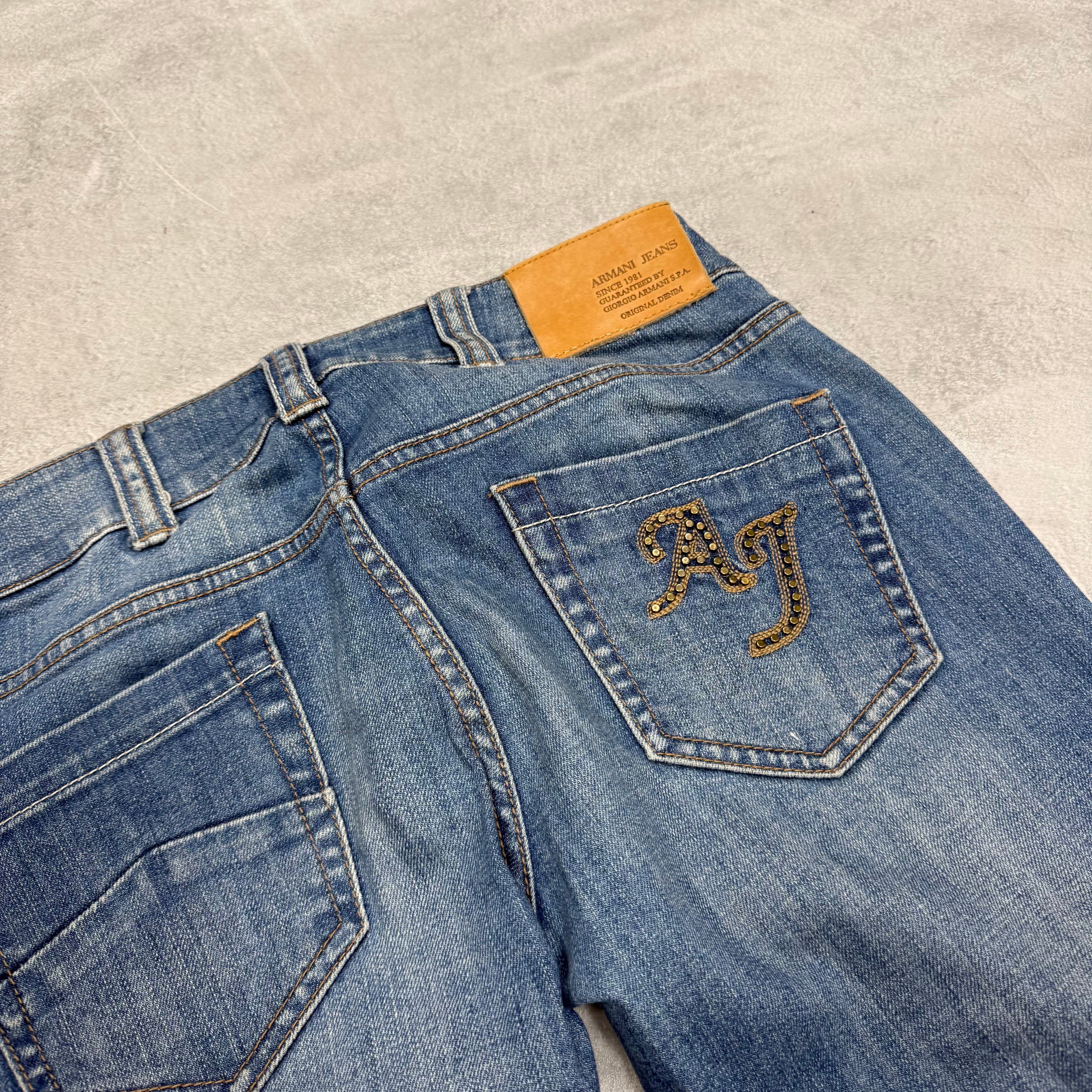 Armani Big Logo Vintage Jeans | XS