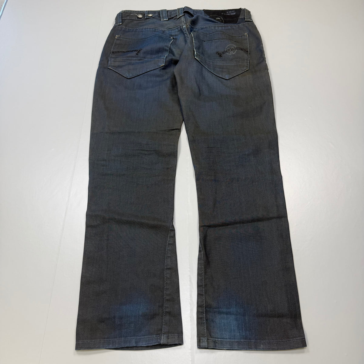 G-Star Bootcut Washed Vintage Jeans | S