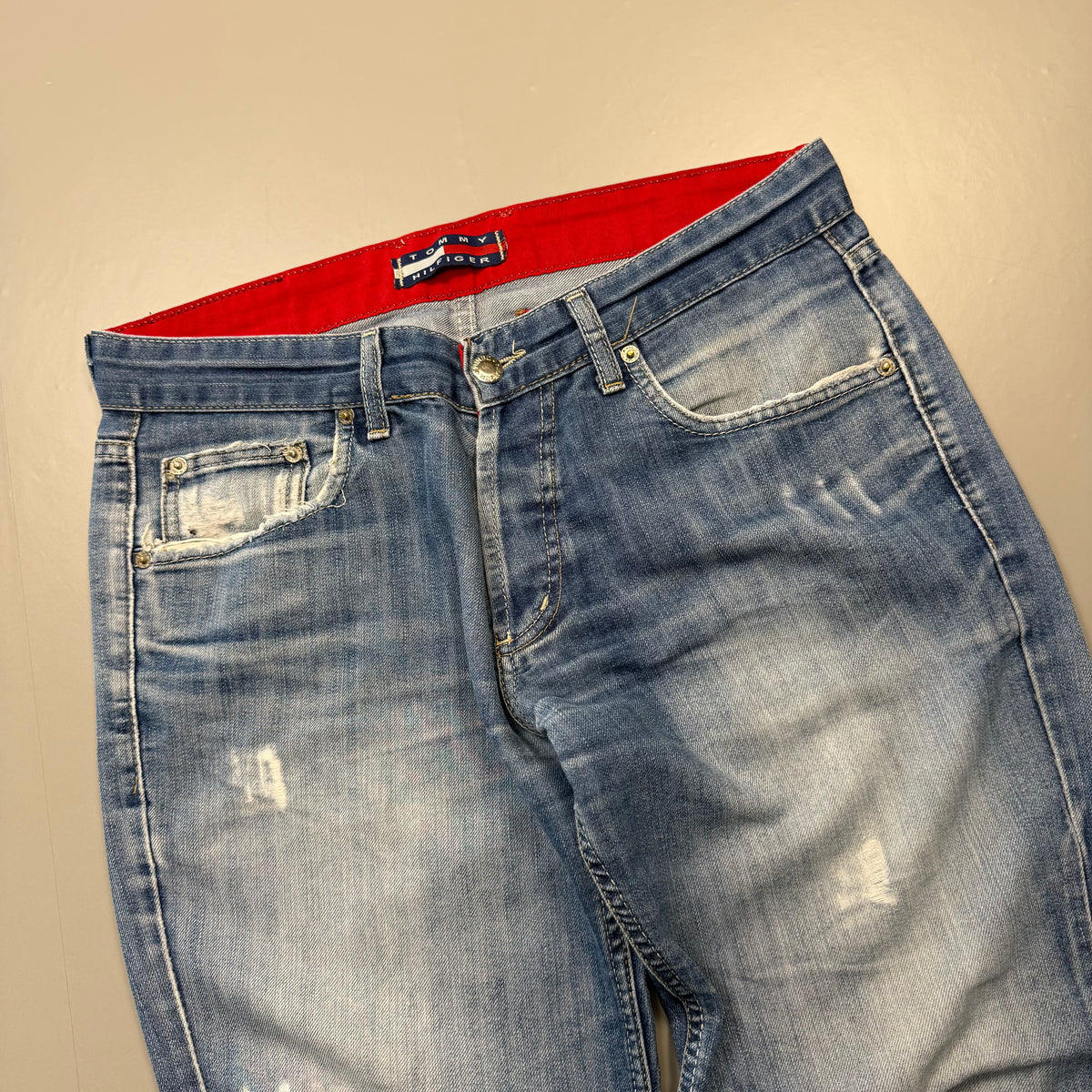 Tommy Hilfiger Washed Vintage Jeans | XS