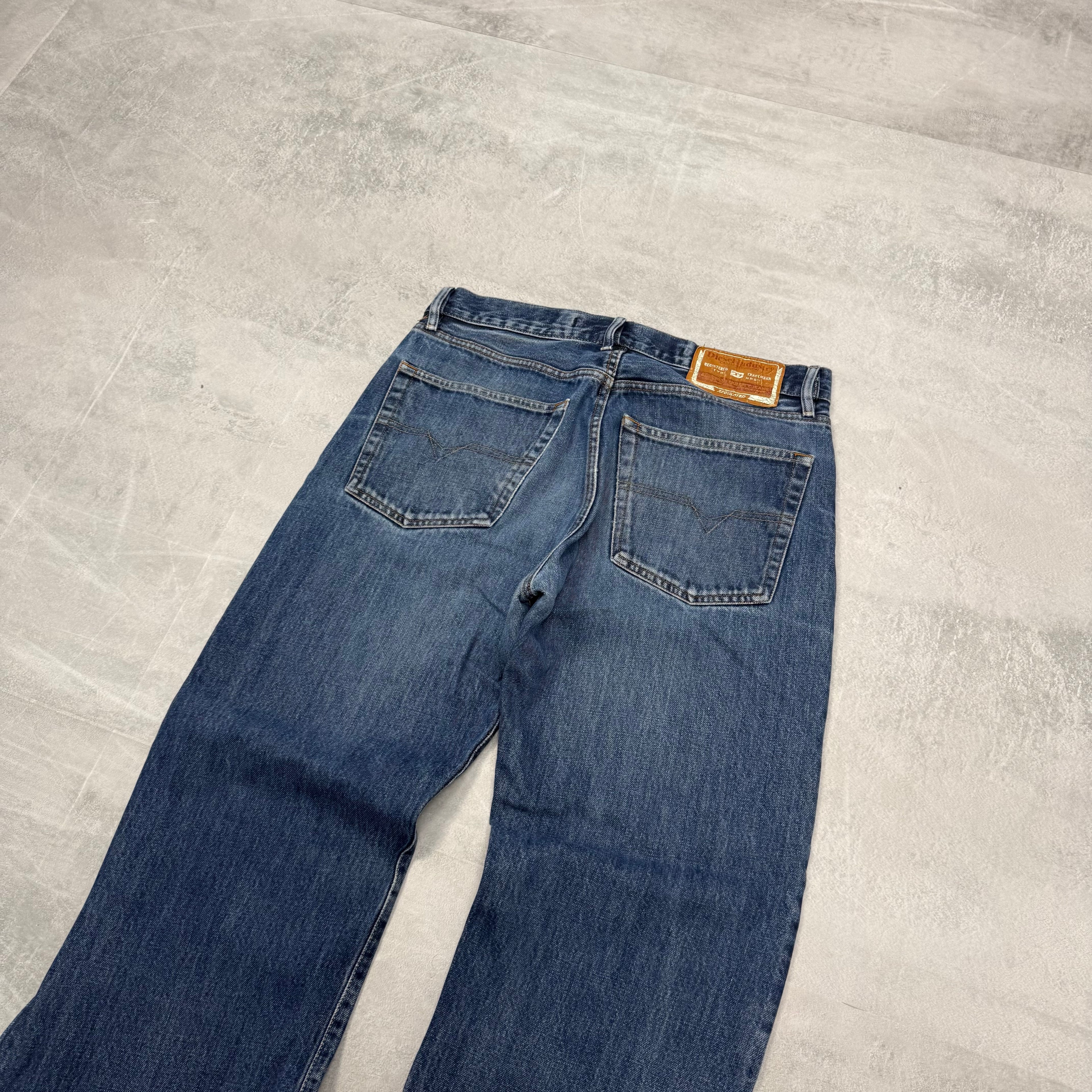 Diesel Flared Washed Vintage Jeans | S