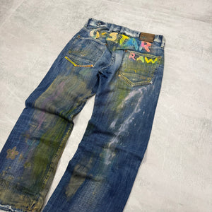 G-Star Big Print Vintage Jeans | S