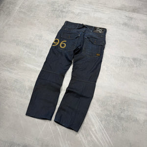 G-Star Big Print Washed Vintage Jeans | S