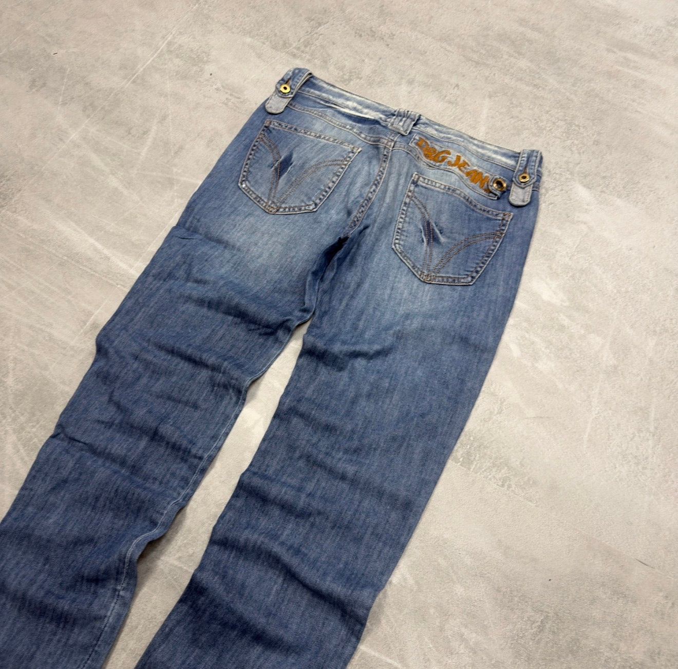 Dolce Gabana Big Logo Jeans | XS