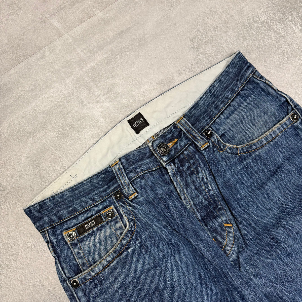 Hugo Boss Washed Vintage Jeans | S