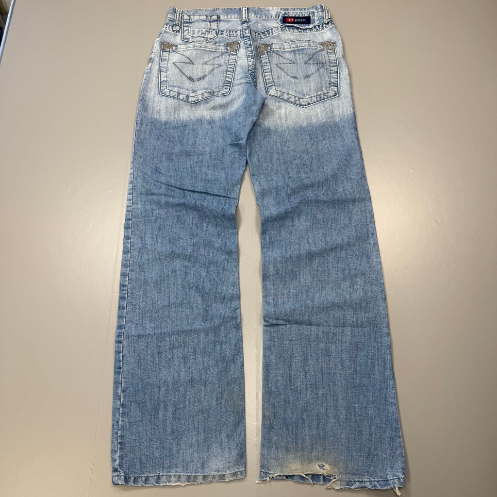 Diesel Bootcut Washed Vintage Jeans | M