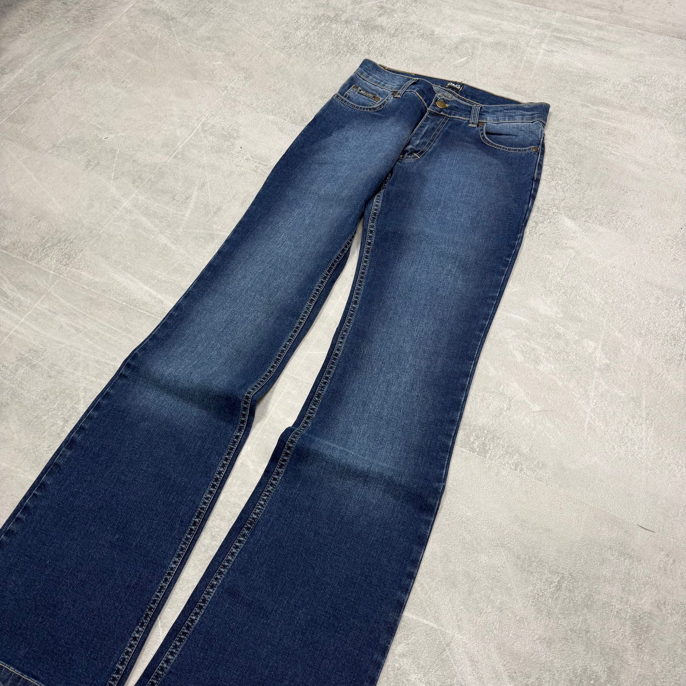 Dolce Gabana Big Print Vintage Jeans | S