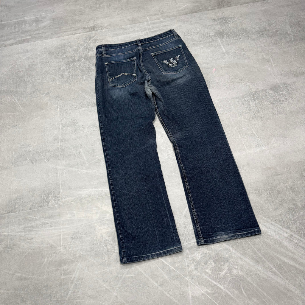 Armani Backprint Vintage Jeans | S