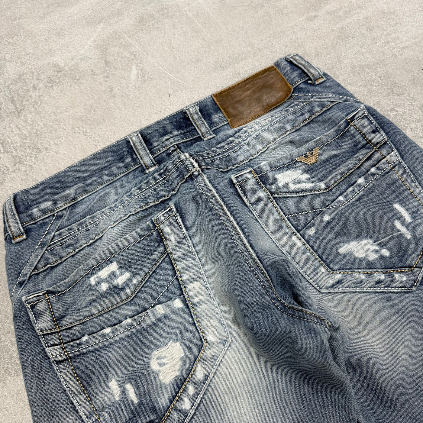 Armani Washed Vintage Jeans | S