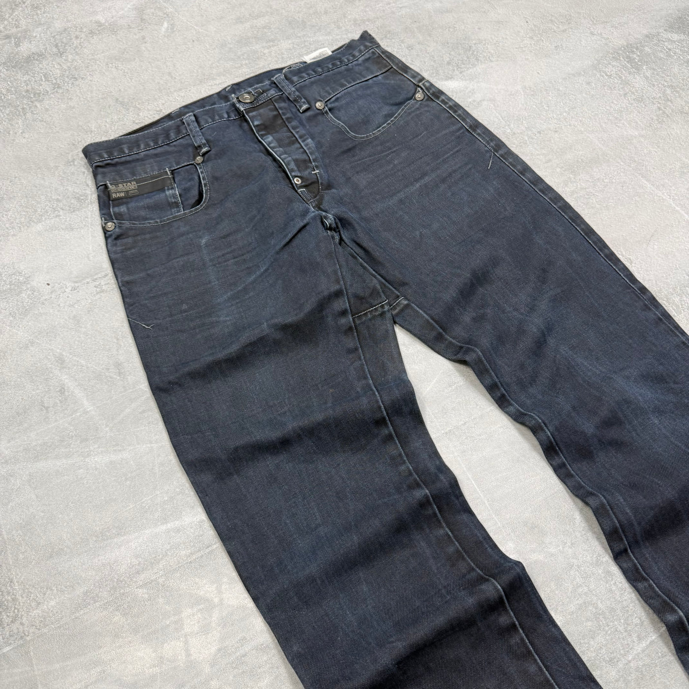 G-Star Big Print Washed Vintage Jeans | S