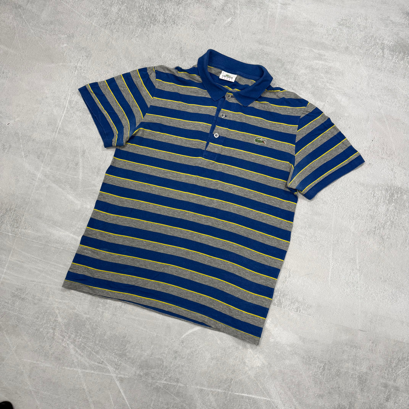 Lacoste Premium Stripe Polo | M