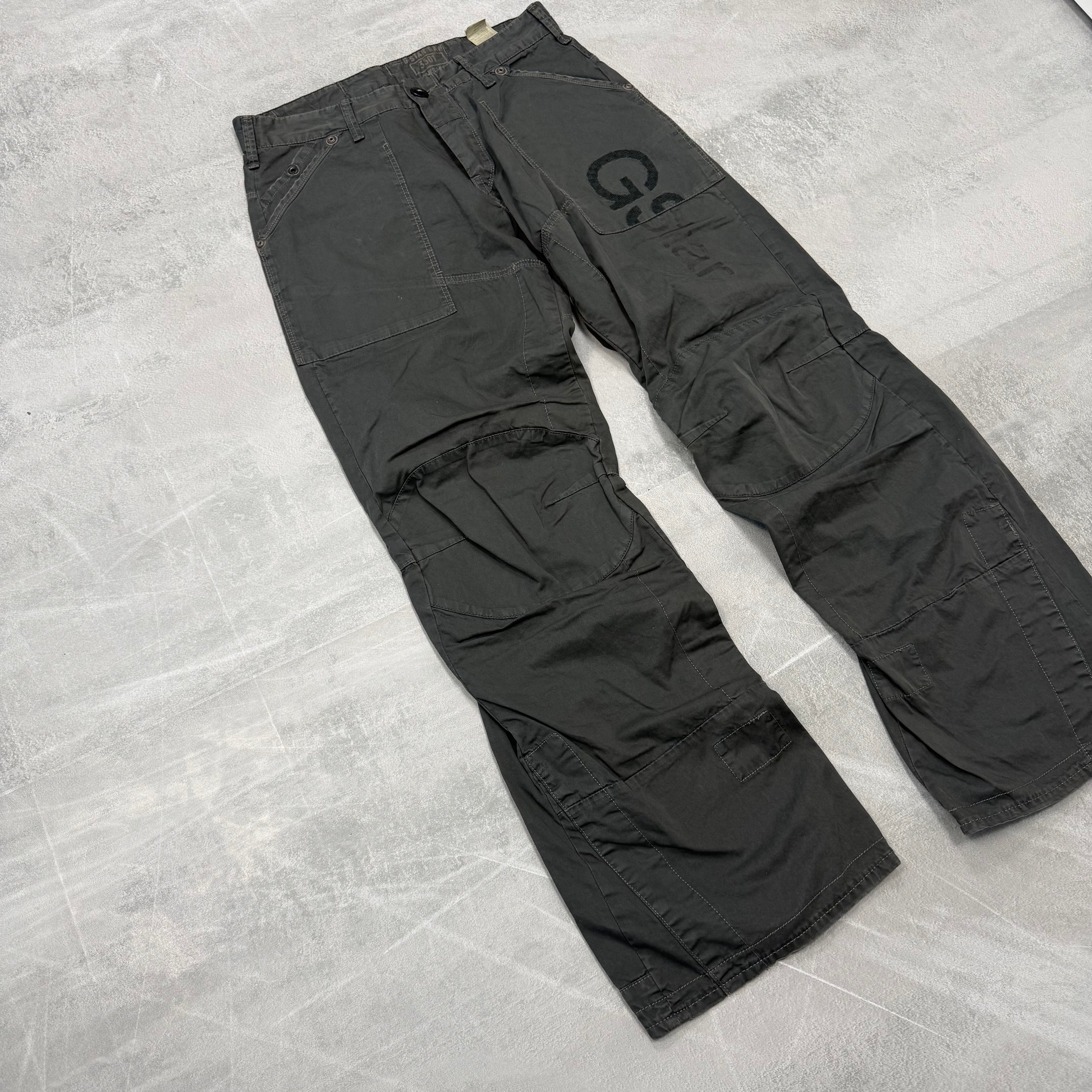 G-Star Big Print Vintage Cargo Jeans | S