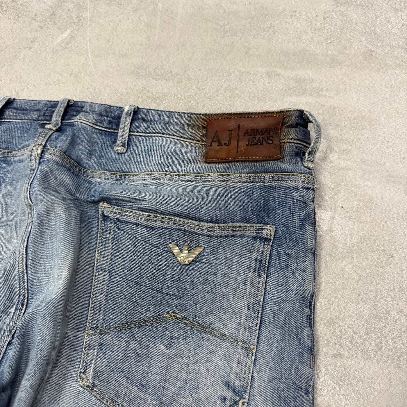 Armani Washed Vintage Jeans | M