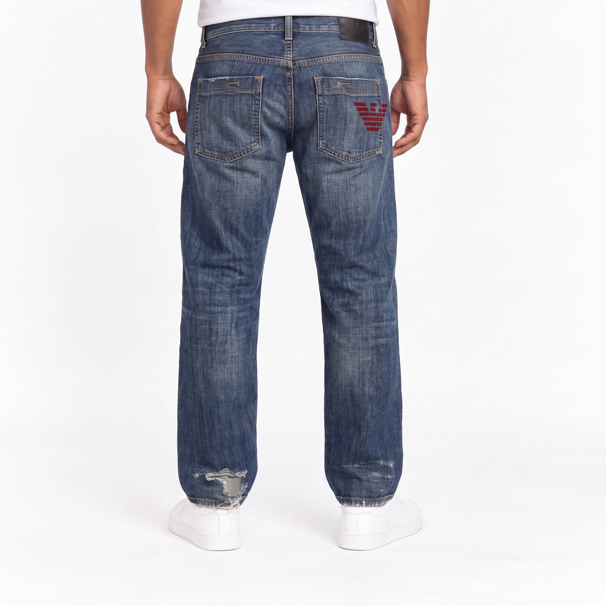 Armani Big Print Vintage Jeans | M