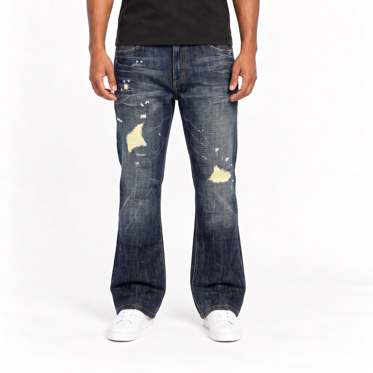 Jack Jones Baggy Washed Vintage Jeans | L