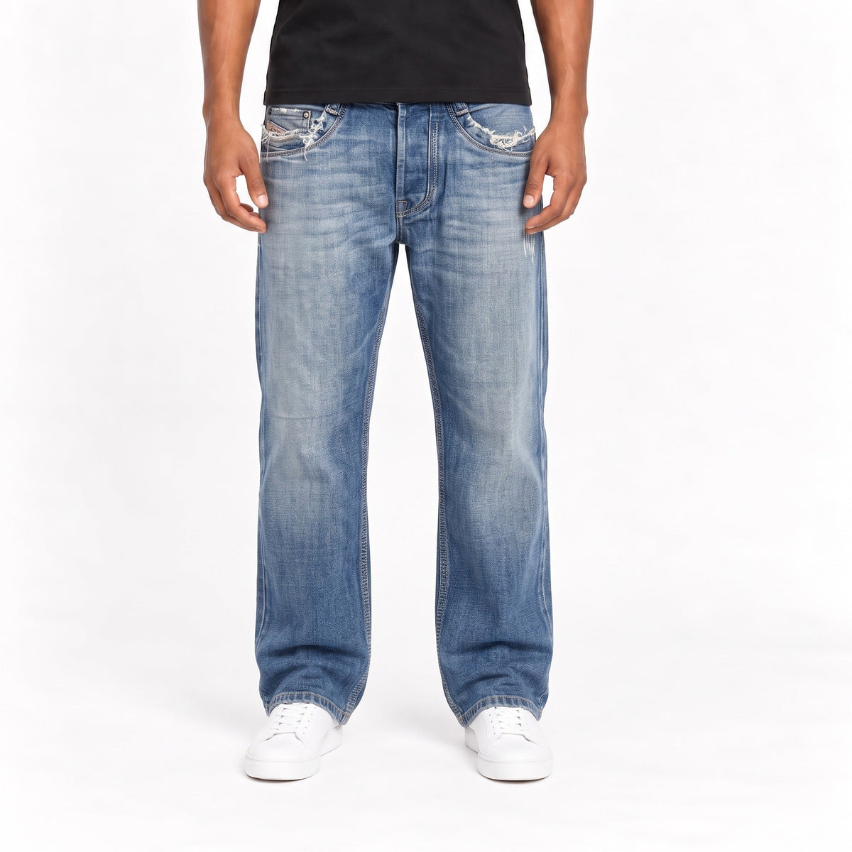 Diesel Baggy Washed Vintage Jeans | XS