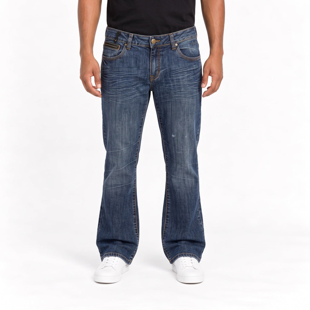 Y2K Bootcut Washed Vintage Jeans | XS
