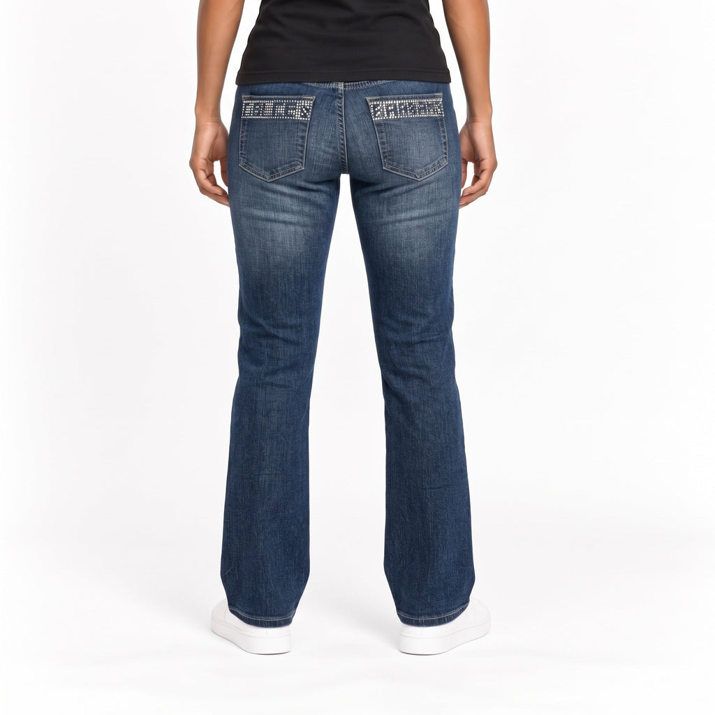 Dolce Gabana Back Print Bootcut Vintage Jeans | S