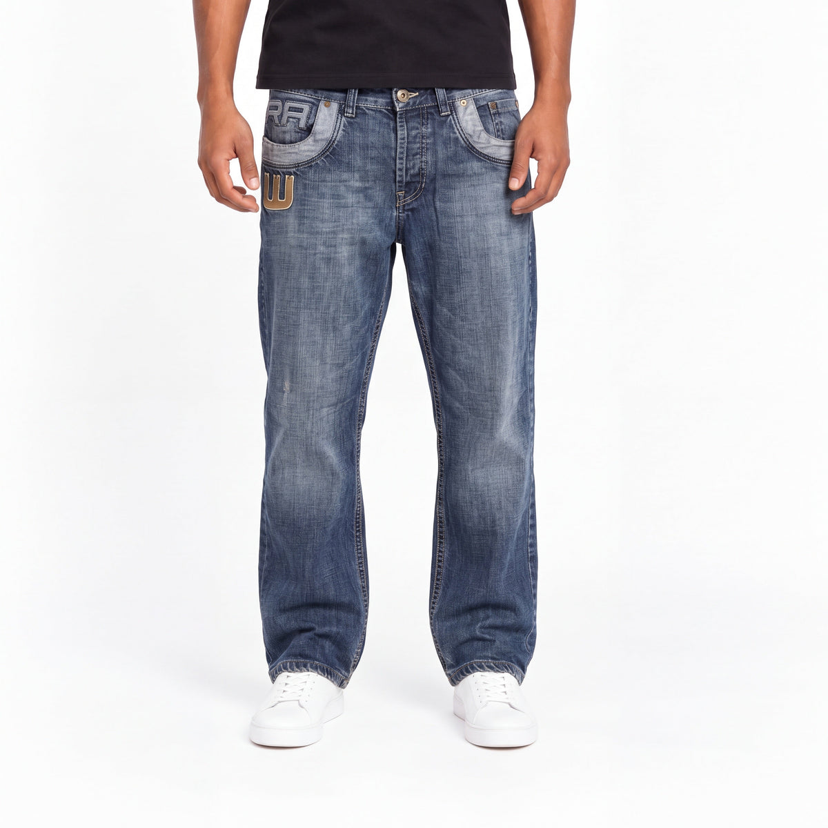 G-Star Big Print Vintage Jeans | S