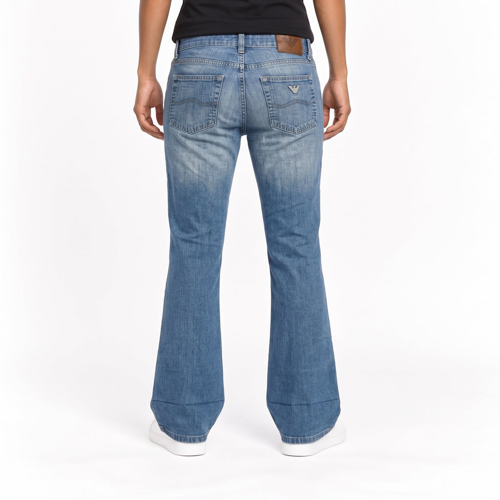 Armani Bootcut Washed Vintage Jeans | S