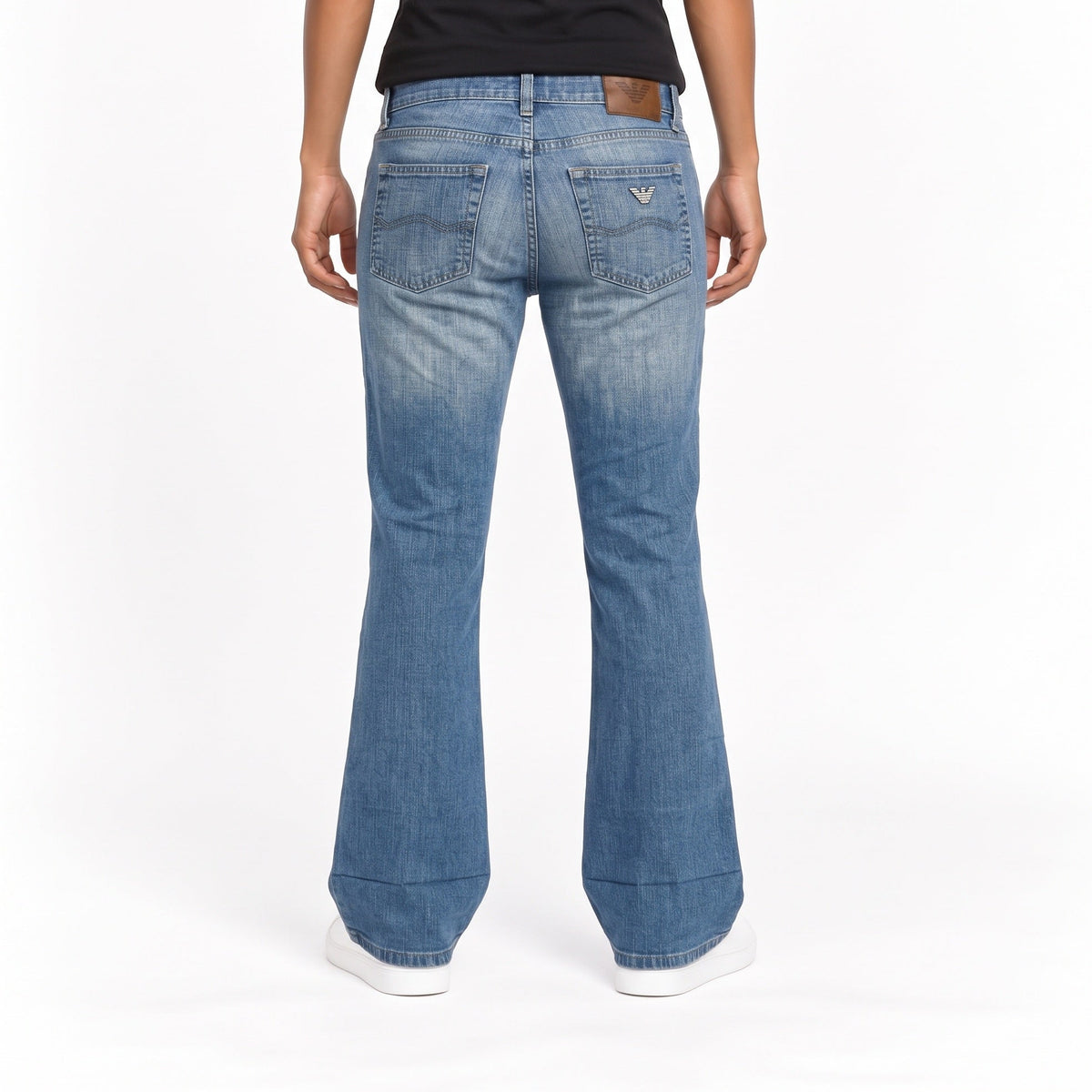 Armani Bootcut Washed Vintage Jeans | S