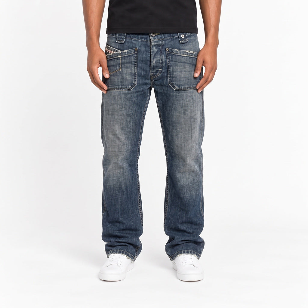 Diesel Bootcut Washed Vintage Jeans | S