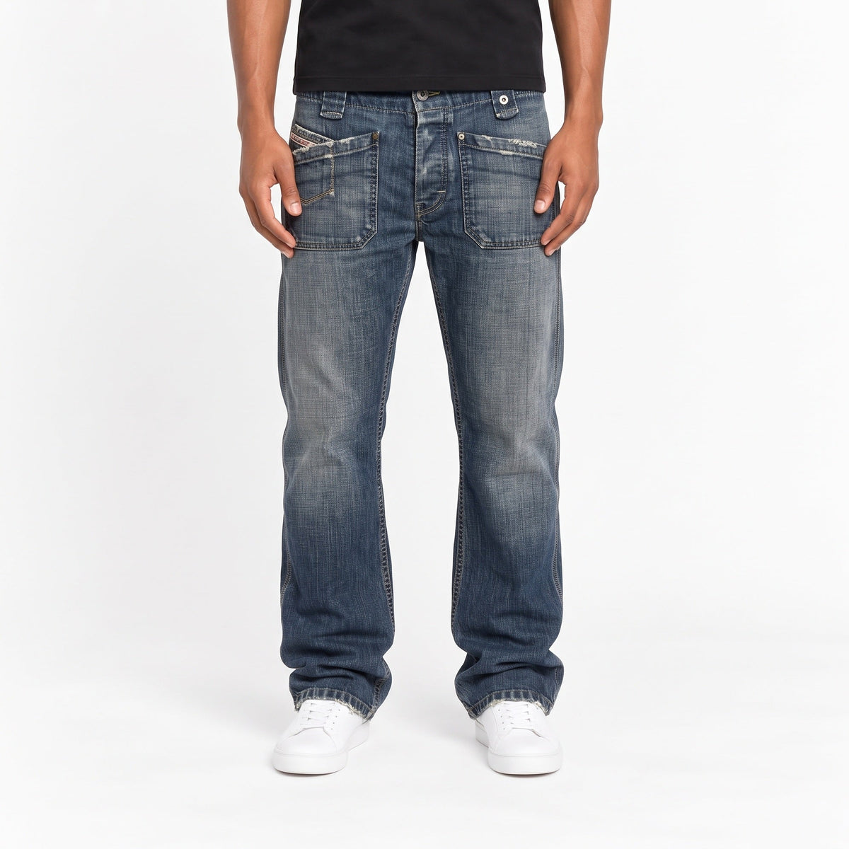 Diesel Bootcut Washed Vintage Jeans | S
