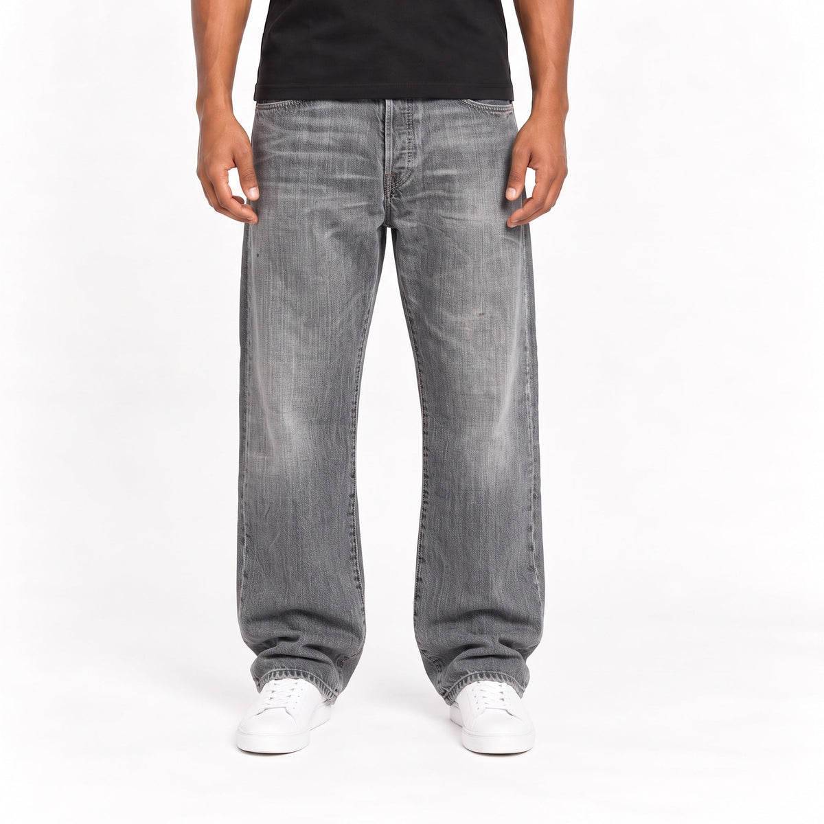 Levis 501 Washed Vintage Jeans | S