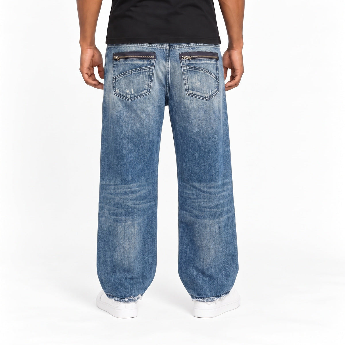 Diesel Baggy Washed Vintage Jeans | S