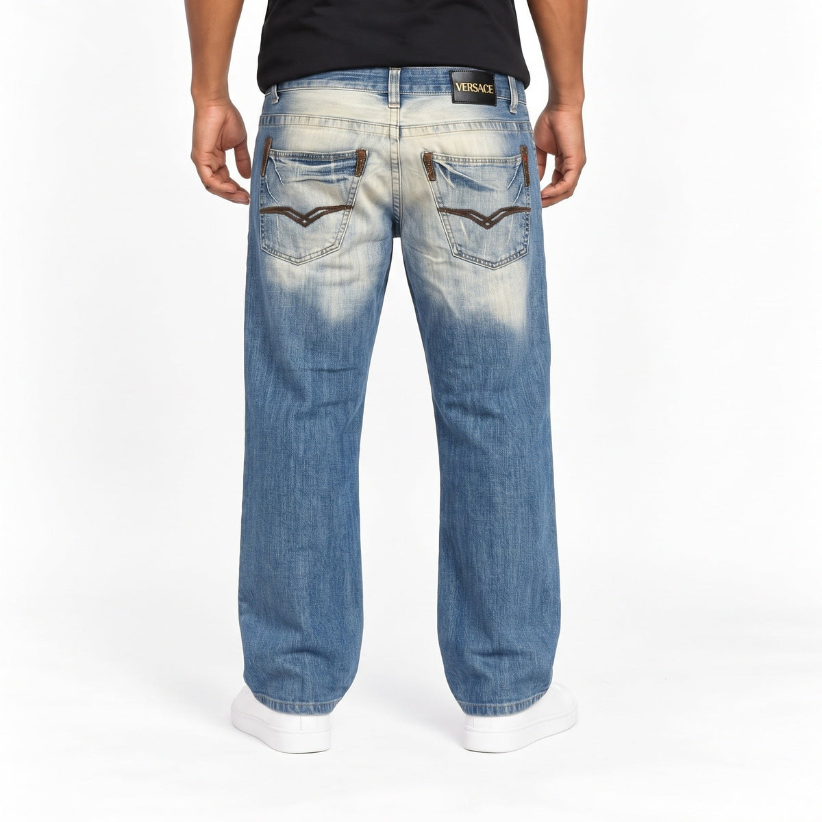 Versace Washed Vintage Jeans | S