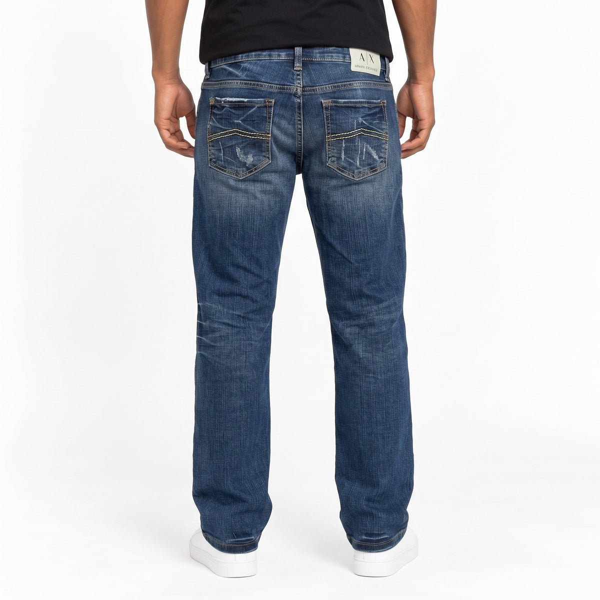 Armani Bootcut Washed Vintage Jeans | XS