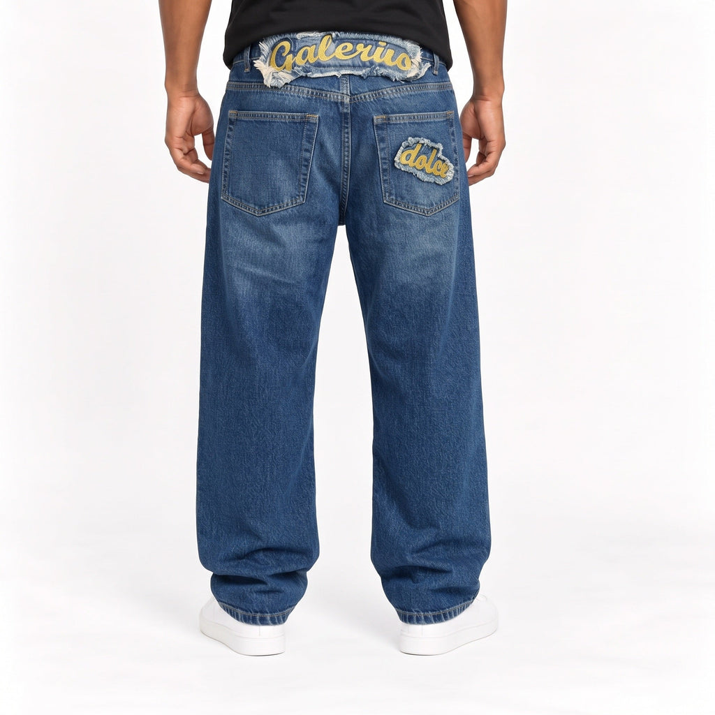 Dolce Gabana Back Print Vintage Jeans | S