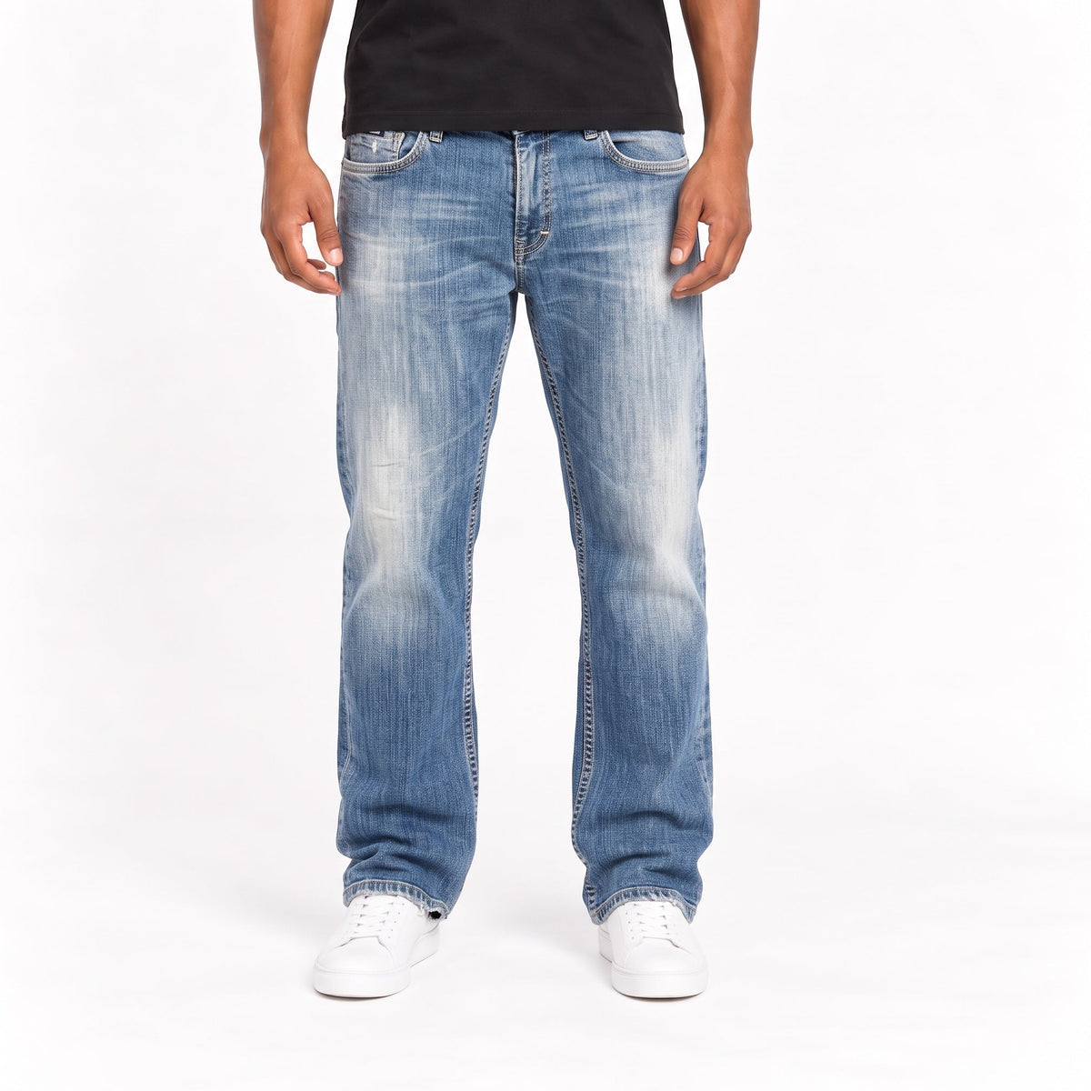 Gas Washed Vintage Jeans | M