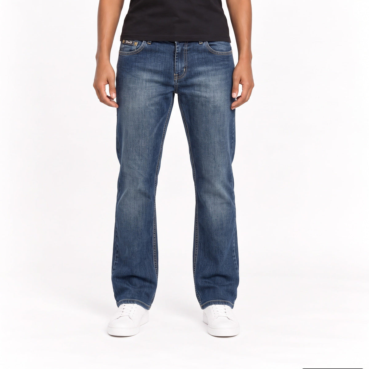 Dolce Gabana Back Print Bootcut Vintage Jeans | S