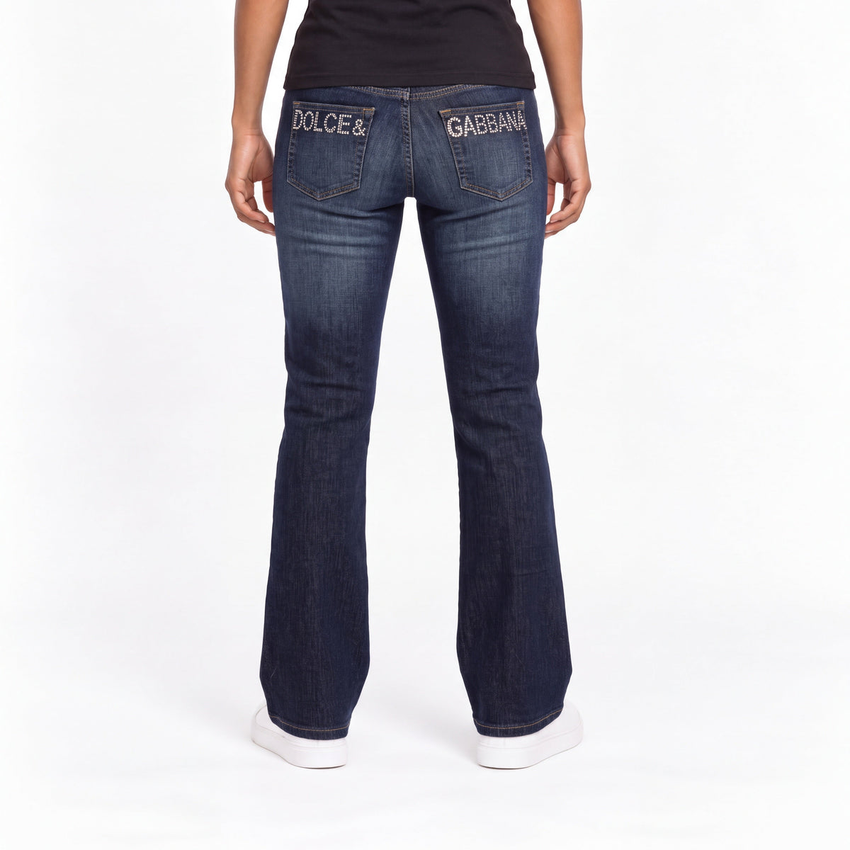 Dolce Gabana Big Print Vintage Jeans | S